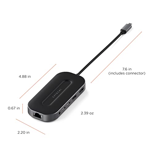 Adaptateur Multiport Satechi USB4 6-en-1 - Charge-3