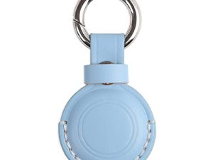 KEEPXYZ Porte-étiquette Airtag en cuir véritable adapté