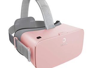 DESTEK V5 VR Casque Simple (Rose)