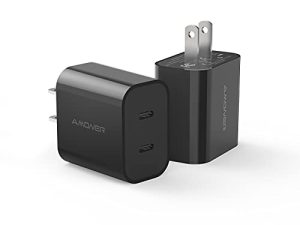 Amoner Lot de 2 chargeurs USB C