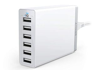 Chargeur mural USB Anker 60W 6 ports