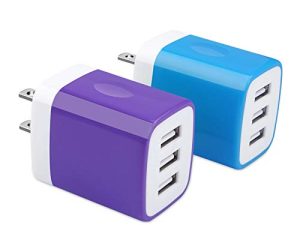 HOOTEK Lot de 2 chargeurs muraux USB