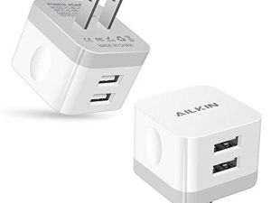 Lot de 2 prises de chargeur mural