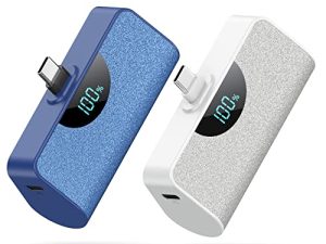 [Lot de 2] Mini chargeur portable USB-C