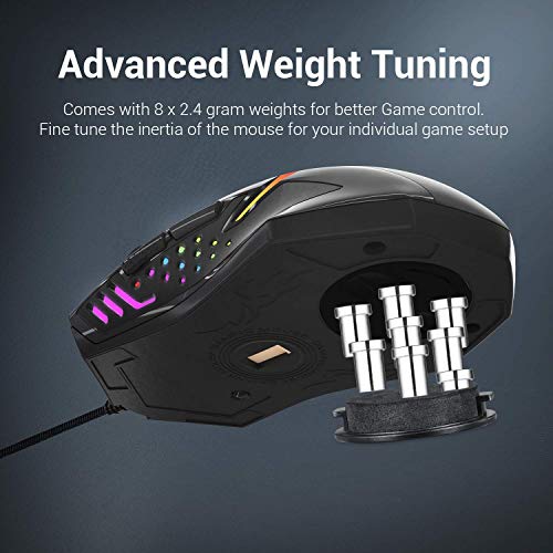 Redragon M601 Souris de jeu RVB rétroéclairée-3