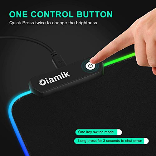 OIAMIK Tapis de souris de jeu grand