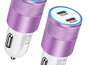 Adaptateur chargeur de voiture USB C