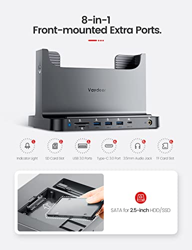 Vaydeer Mac Mini Stand Station d'accueil en-3