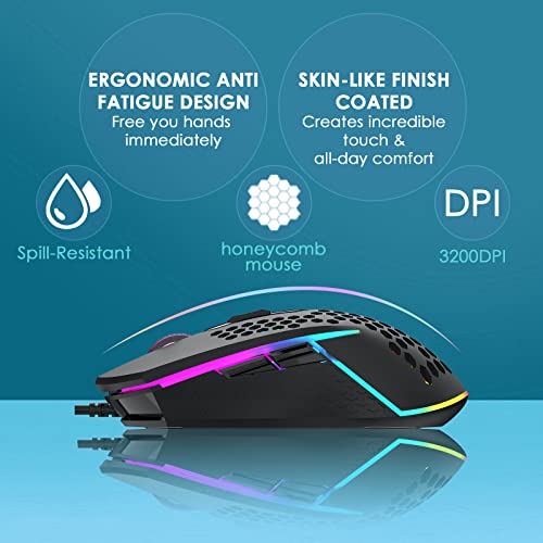 Combo clavier mécanique 60 % et souris-5