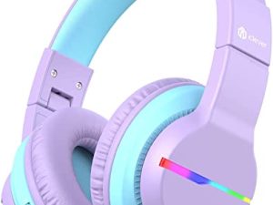 iClever BTH12 Casque pour enfants avec lumières