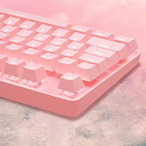 Clavier de jeu rose clavier filaire USB