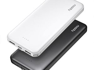 Miady Lot de 2 chargeurs portables double