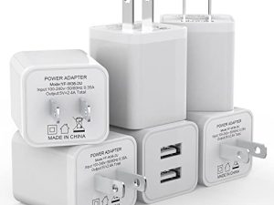 Lot de 6 chargeurs muraux USB iGENJUN