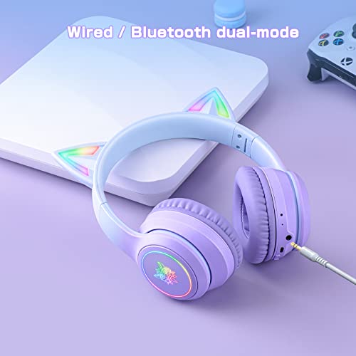 SIMGAL Casque d'écoute Bluetooth pour enfants