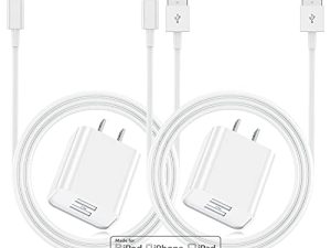 Chargeur et prise murale pour iPhone [certifié