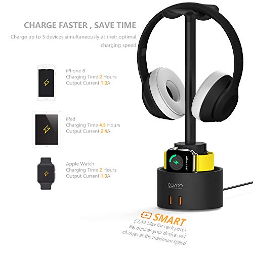 Support de casque avec chargeur 5 USB-4
