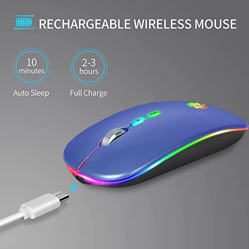Souris sans fil LED Slim Silent Mouse-5