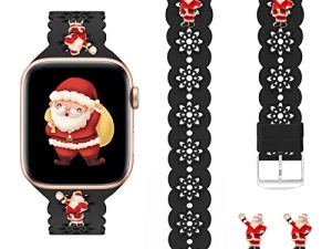 Bracelet de montre de Noël compatible avec