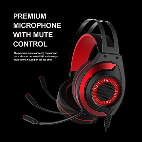 USOTSO Casque de jeu PC/casque stéréo de-5