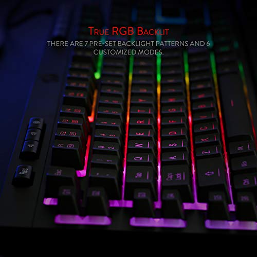 Clavier de jeu à membrane rétroéclairé Redragon-5