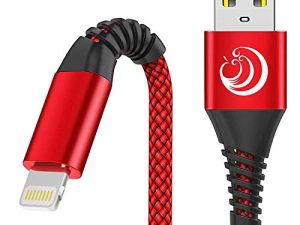 Lot de 2 câbles Lightning certifiés Aioneus