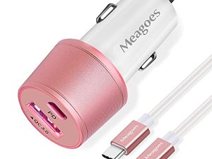 Meagoes Chargeur de voiture USB C