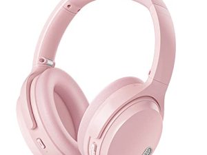 HROEENOI Casque antibruit actif rose