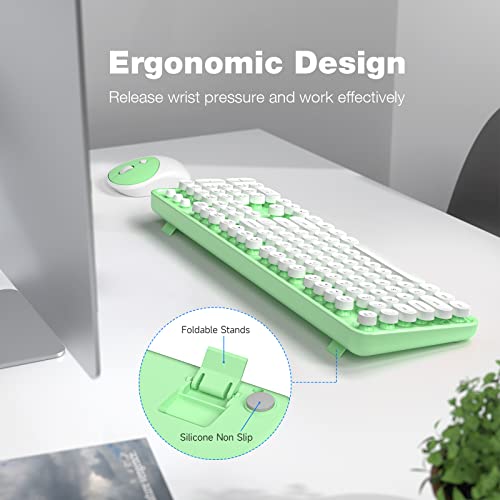 KNOWSQT Combo clavier et souris sans fil-3