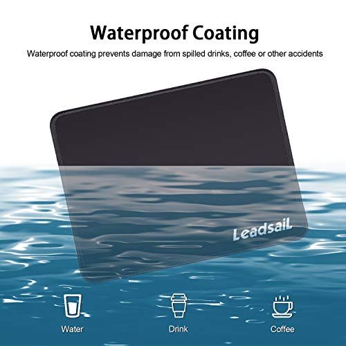 Tapis de souris LeadsaiL avec bord cousu