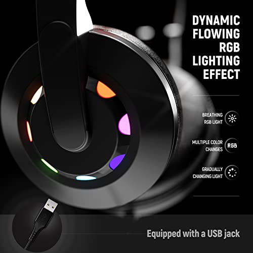 Casque de jeu filaire avec microphone