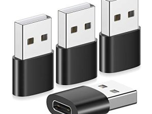 Yootech Lot de 4 adaptateurs USB C