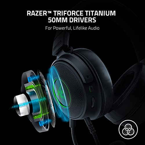 Casque de jeu USB filaire Razer Kraken-3