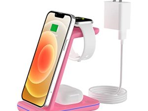 Fanisic Chargeur sans fil pour appareils Apple