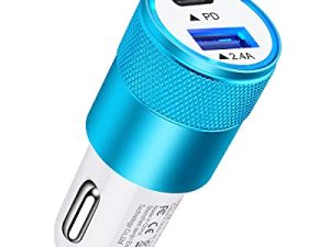 Chargeur de voiture USB C charge rapide