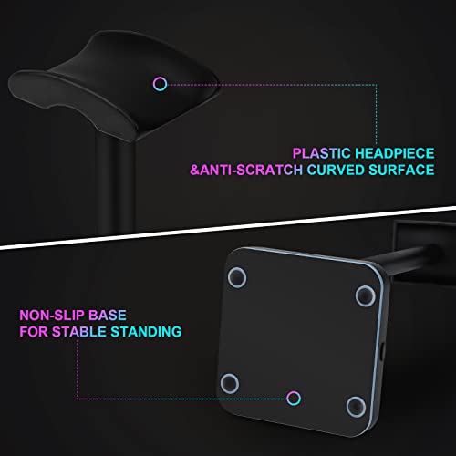 Support de casque avec chargeur sans fil-4