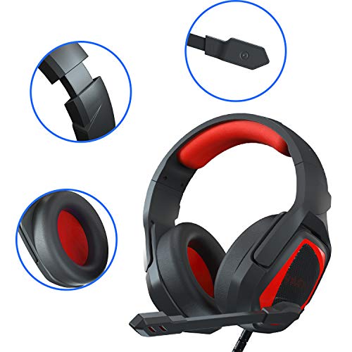 Casque d'ordinateur filaire avec microphone - Casque-4