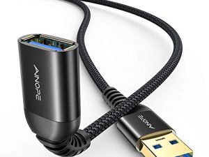 AINOPE Lot de 2 câbles d'extension USB
