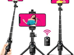 PhotoMate 48 pouces Selfie Stick Trépied avec