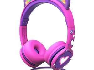 FosPower Casque audio pour enfants avec oreilles