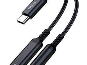 ZOOAUX Adaptateur USB C vers 3