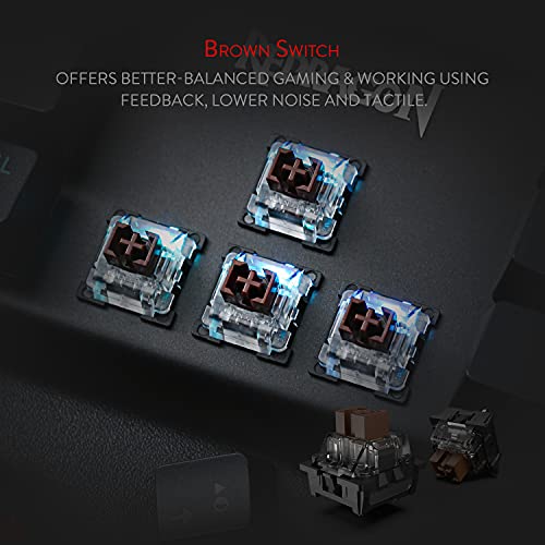 Clavier de jeu mécanique rétroéclairé Redragon K580-5