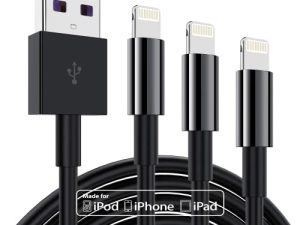 Lot de 3 câbles de chargeur iPhone