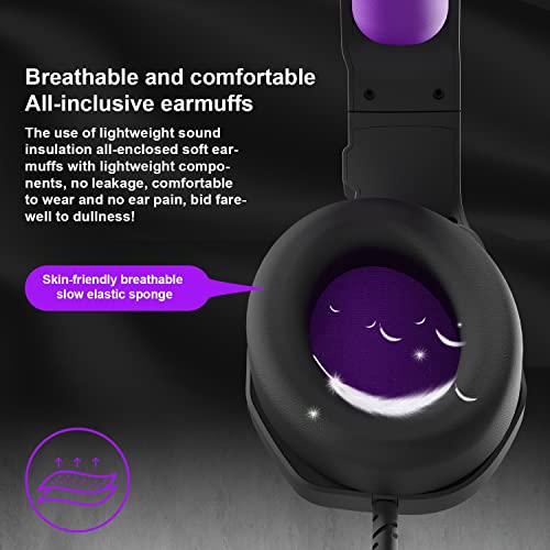 Emonoo Casque filaire avec microphone antibruit pour-4