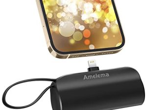 amelema Petit chargeur portable pour iPhone