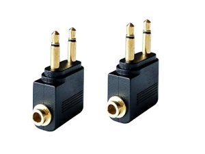 Adaptateur de casque d'avion double 3