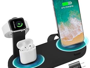 Station de charge 3 en 1 compatible