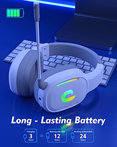 Jeecoo G80 Casque de jeu sans fil-4