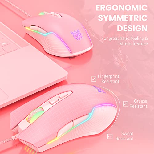 NEWSTYP Cute RGB 6400 DPI Filaire Gaming-5