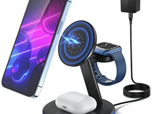 Station de charge magnétique sans fil pour