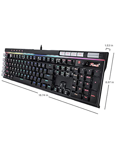 Clavier mécanique filaire Rosewill Blitz K50 RGB